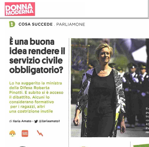 E’ una buona idea rendere il servizio civile obbligatorio? DONNA MODERNA