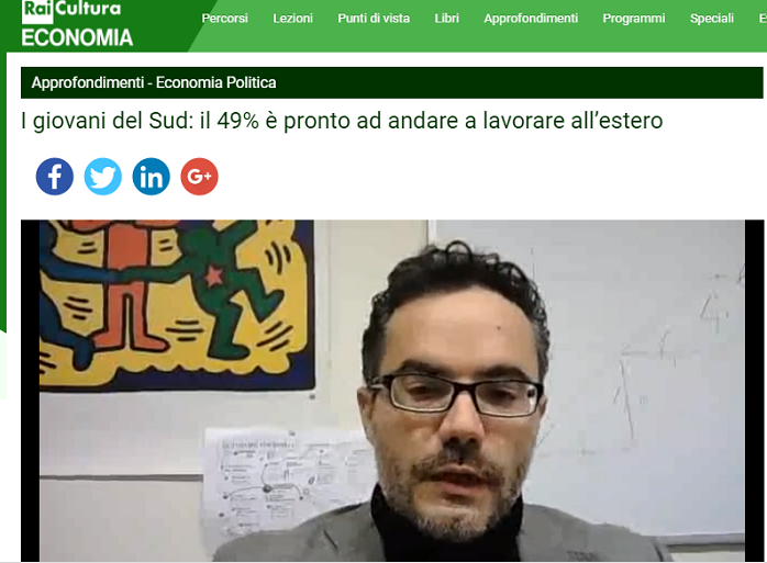 Giovani del Sud: il 49% pronto ad andare a lavorare all’estero RAI ECONOMIA