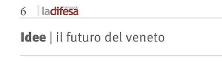 Vorrei, ma ancora non sono LA DIFESA DEL POPOLO