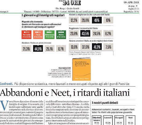 Abbandoni e Neet. I ritardi italiani IL SOLE 24 ORE