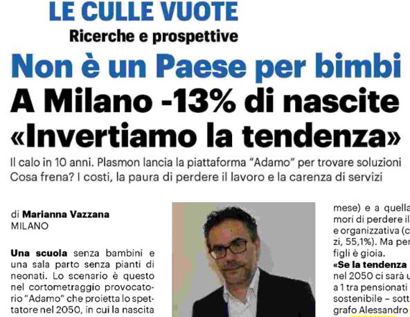 Non è un Paese per bimbi: A Milano -13% di nascite. IL GIORNO - 17 Febbraio 2023