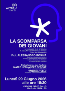 Presentazione del libro “La scomparsa dei giovani”