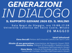 PRESENTAZIONE “RAPPORTO GIOVANI 2026”